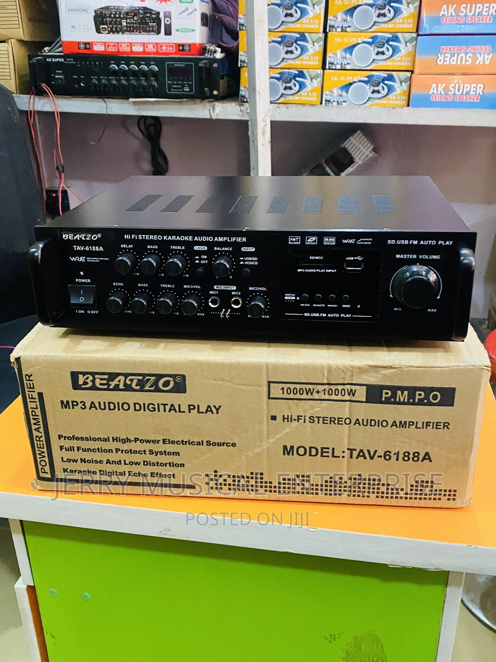 Table Amplifier For Ceiling/Pop Speakers