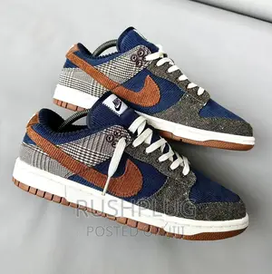 Nike Sb Dunk Low PRO Tweed Midnight Corduroy Sneakers
