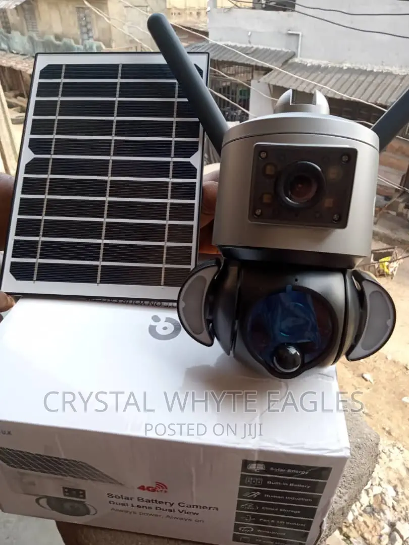 Dual Lens 4G Solar PTZ Camera With Auto Tracking