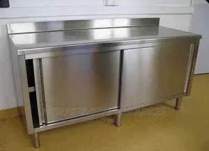 Worktable With Under Cabinet