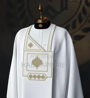 Agbada Design With Monogram Embroidery