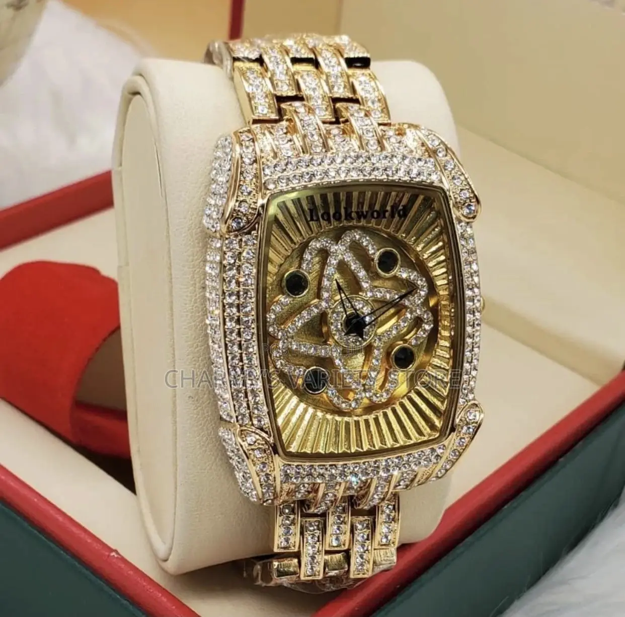 Look Word Spinning Watch