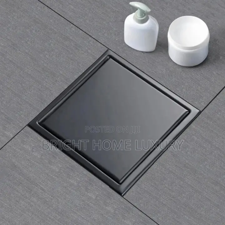10cm Black Anti-Rust Tile Insert Floor Drain