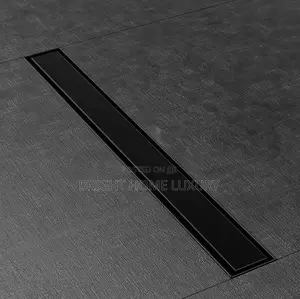 40cm Rectangle Black Tile Insert Floor Drain