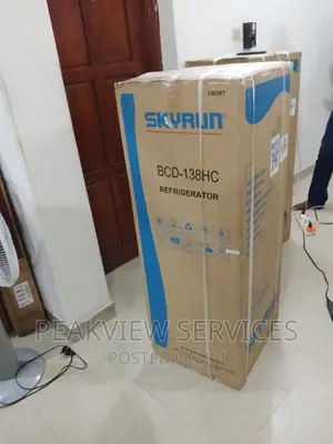 Trending Skyrun 138L Double Door Refrigerator With Shelves