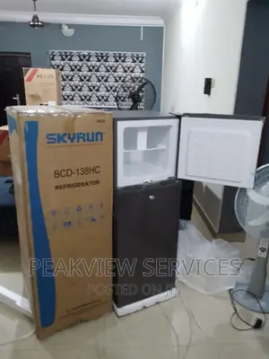 Fast Cooling 138L Skyrun Double Door Refrigerator