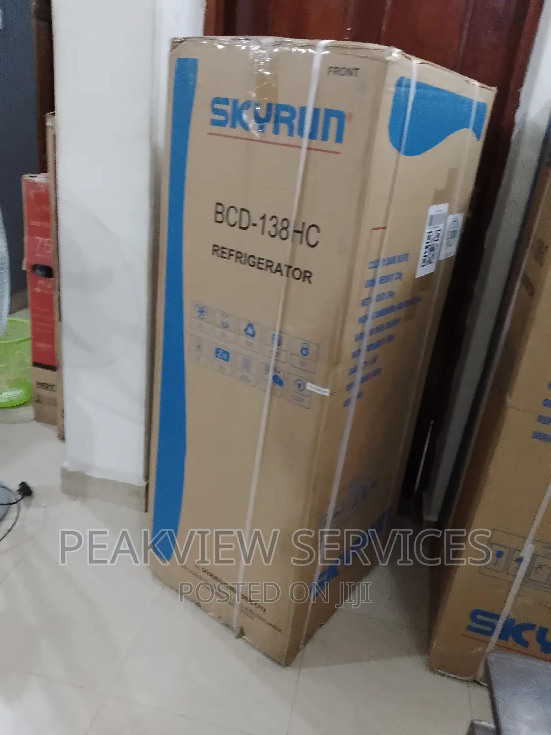 Super Quiet Skyrun Double Door Refrigerator With Shelves