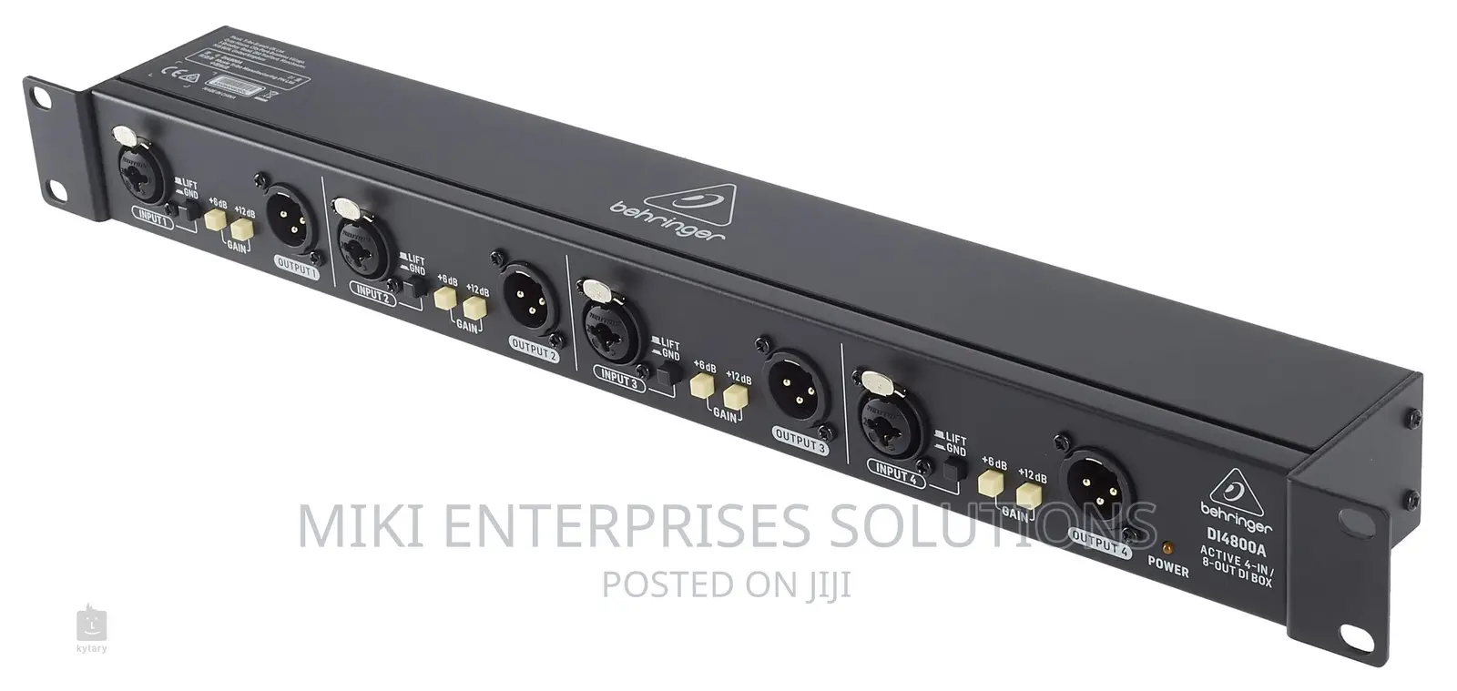 Behringer DI4800A Professional 4 Channel Active Di-Box, Boos