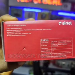 Airtel Internet 4g Pocket Mifi