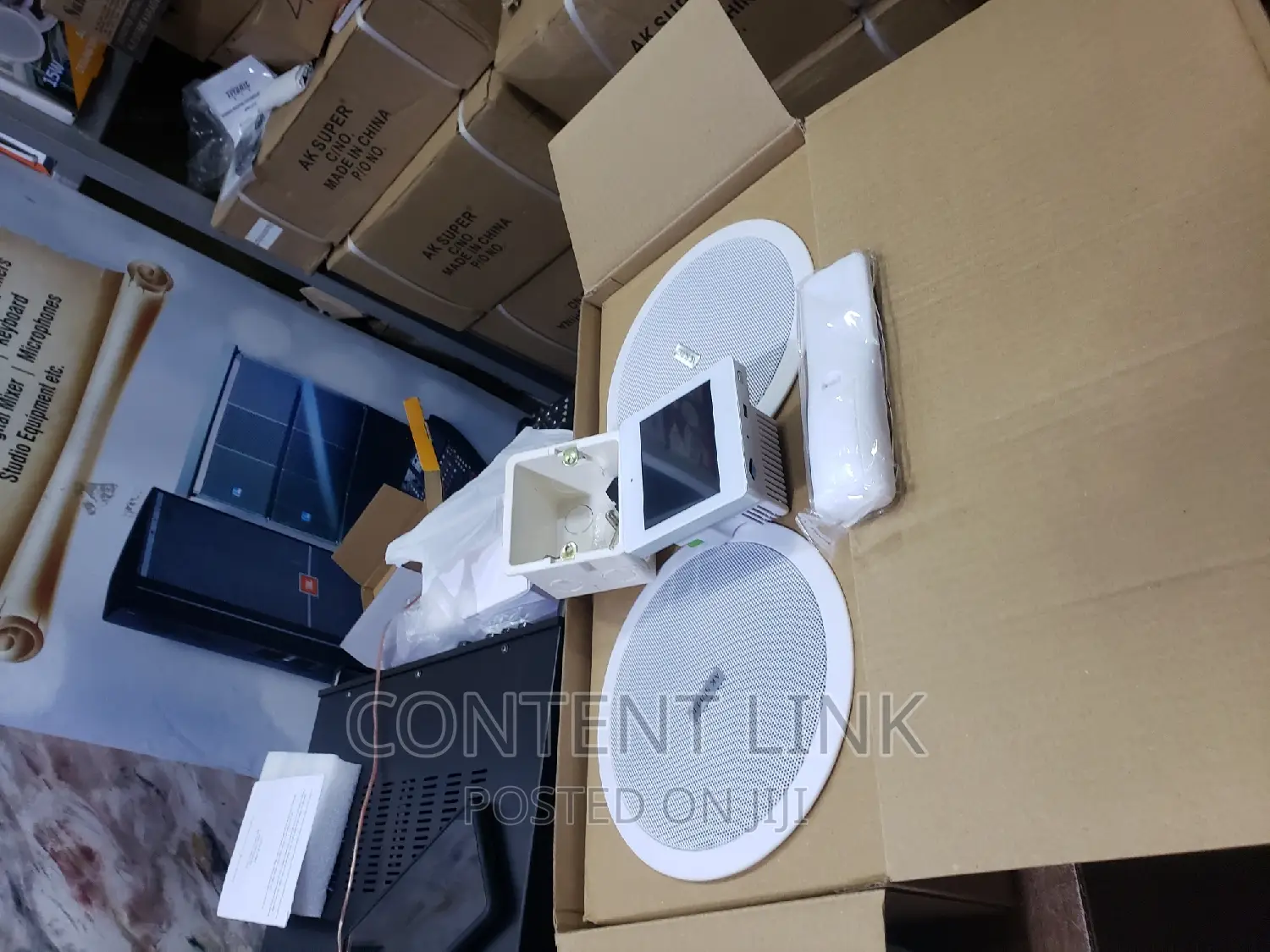 2in1ceiling Speakers/4 Inches Inwall Bluetooth Amplifier