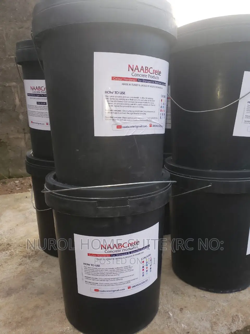 Colour Hardner, Release Agent, Sealant Polish and Tools