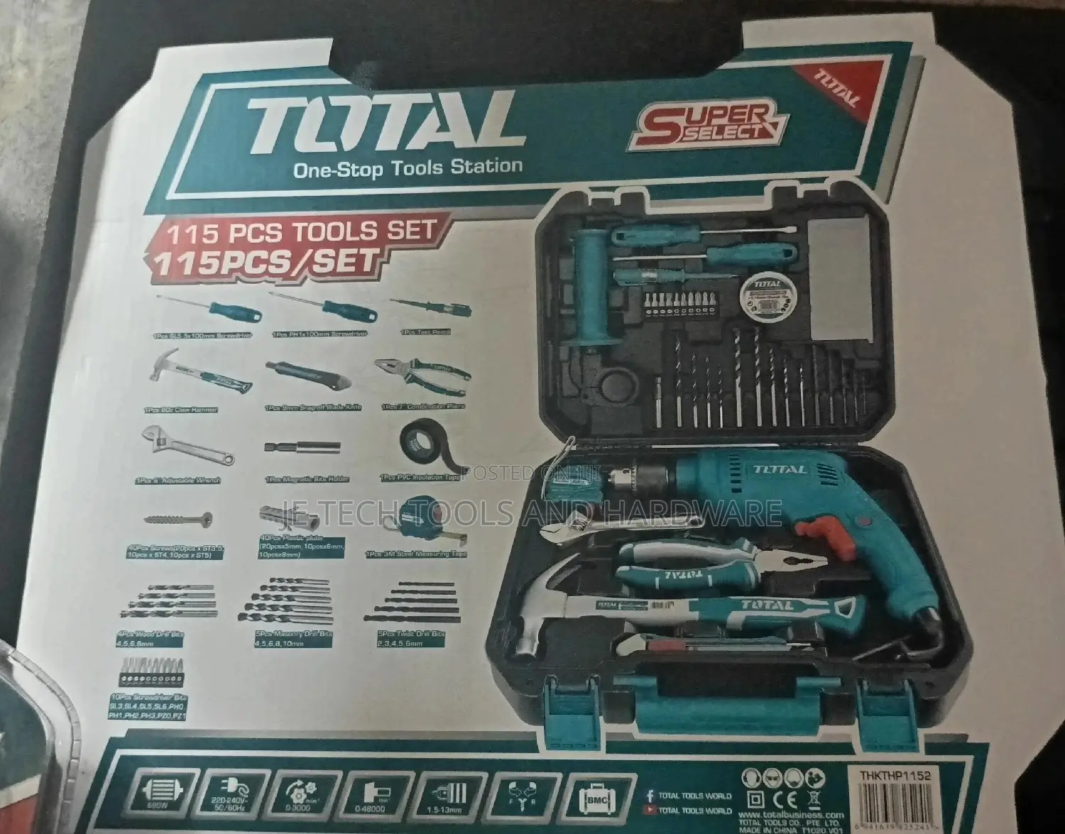 THKTHP1152 115 PCS Tools Set
