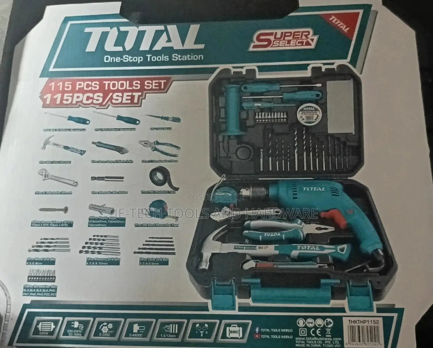 THKTHP1152 115 PCS Tools Set