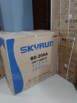 Brand New (BD-200A) Skyrun Chest Freezer Silver