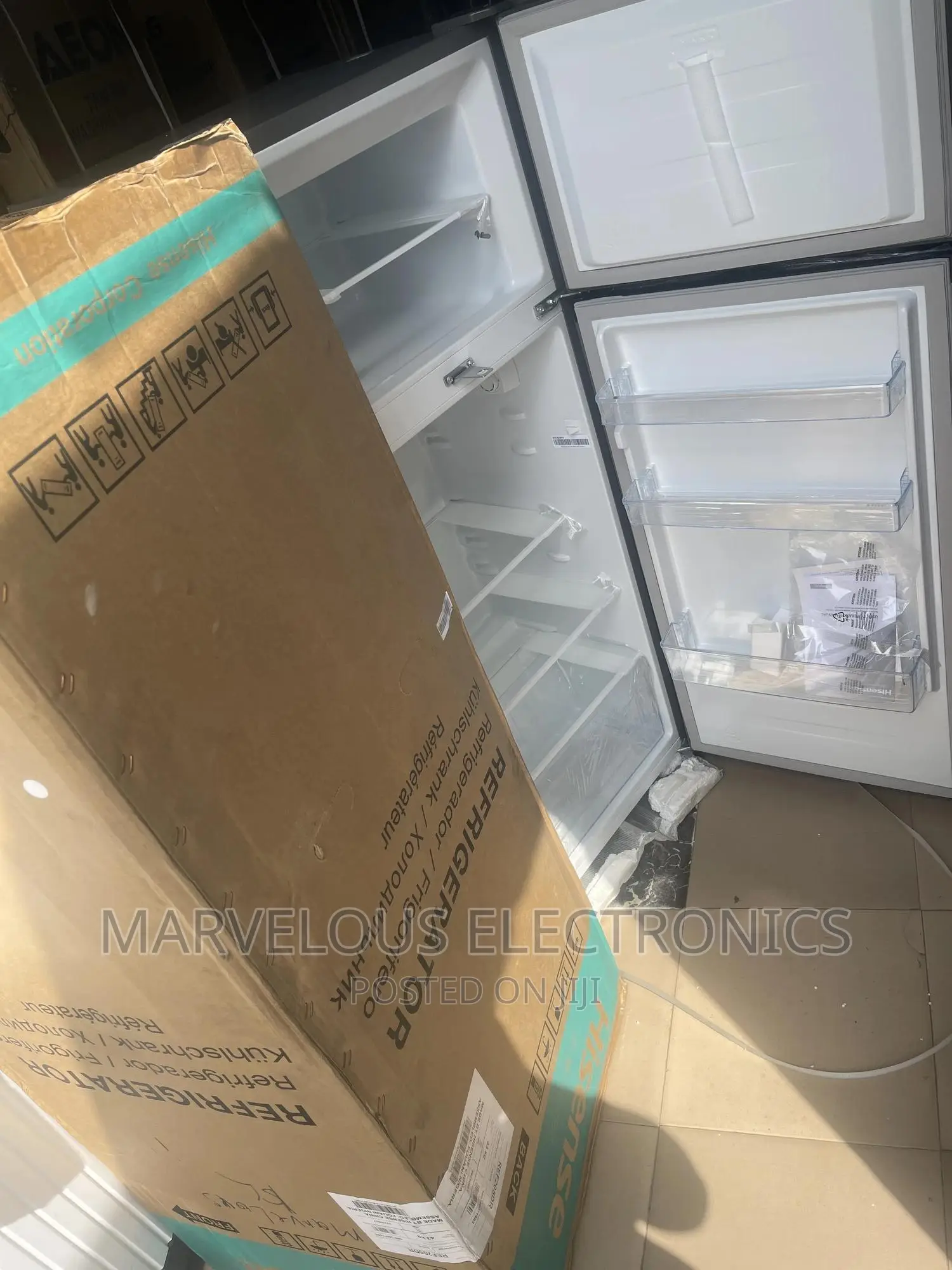 Brand New Hisense Supper Cooling Refrigerator With Inbuilt Stablizer