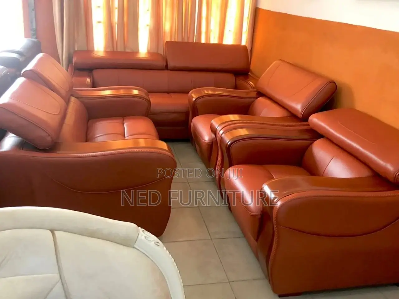 7 Seater Leather Set
