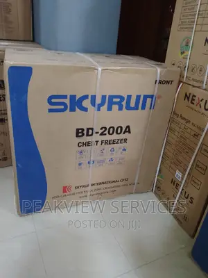 New in Skyrun (BD-200A) Silver Freezer+Key Lock