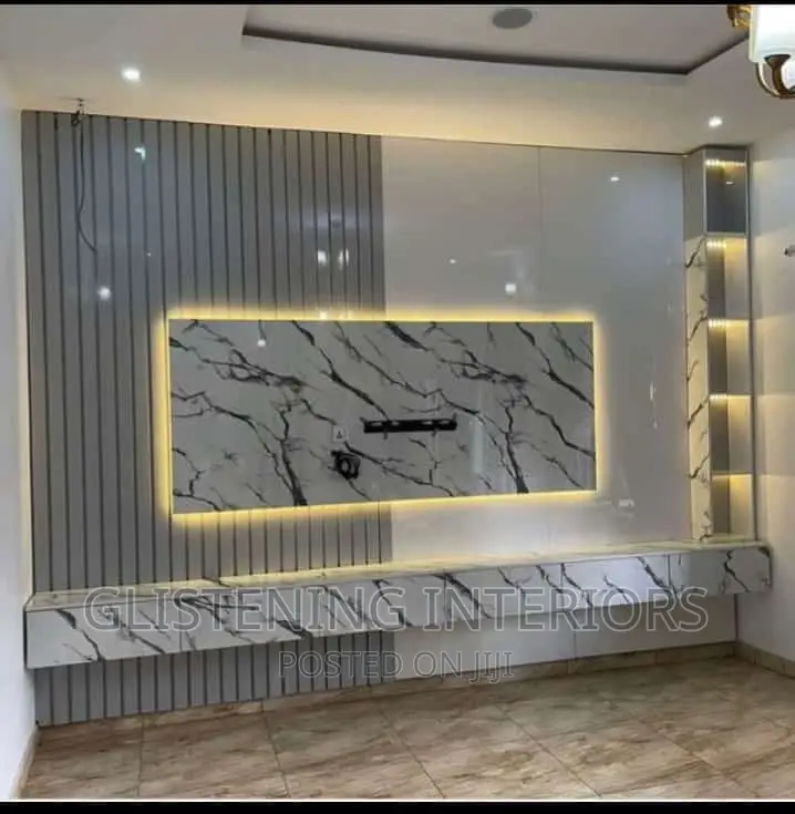 TV Design Console With LED Light