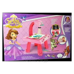 Disney Princess Sophia Projector Painting Toy With Board