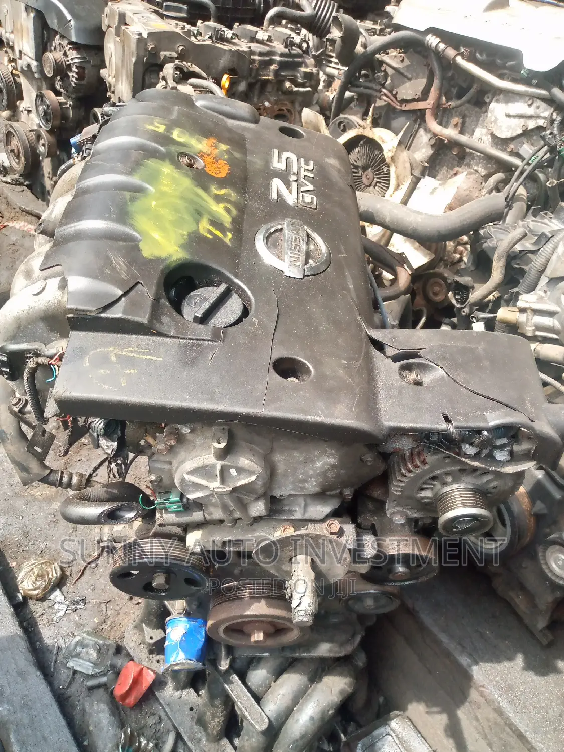 Complete 2.5 Engine for (X-Trail, Altima) 2000_2006 Model.