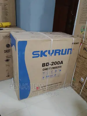 Low Noise Skyrun 200L Chest Freezer With Key Lock