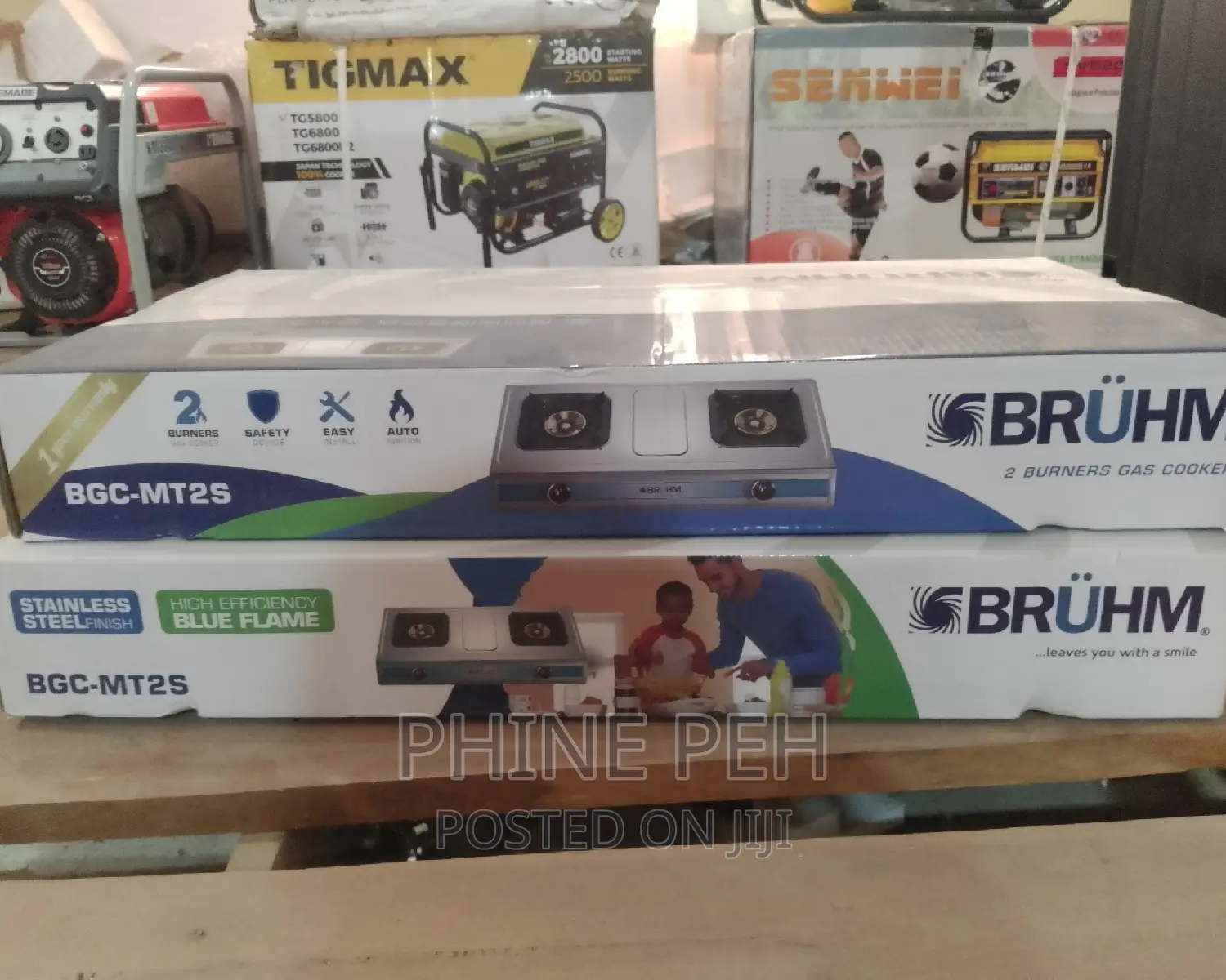 Bruhm 2 Bunner Cooking Gas