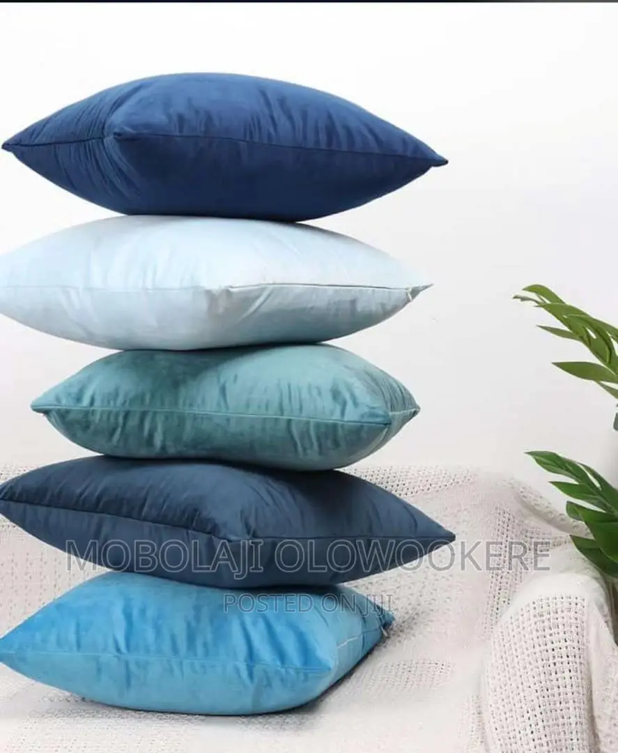 Quality Velvet Throw Pillows 5 in 1