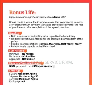 Motor Insurance/ Bonus Life Assurance Policy