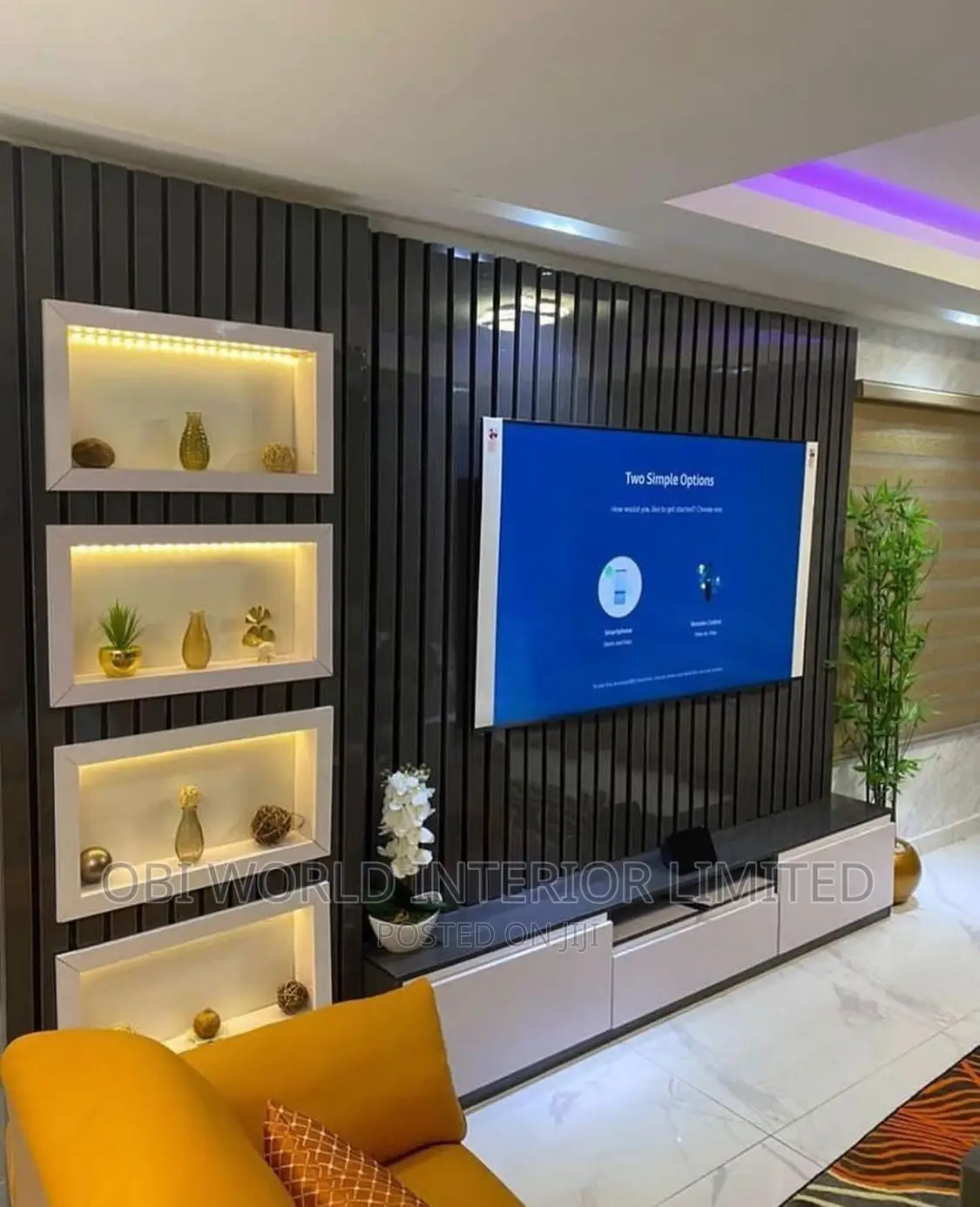 Latest Tv Console Wall Unit New Design 9by12