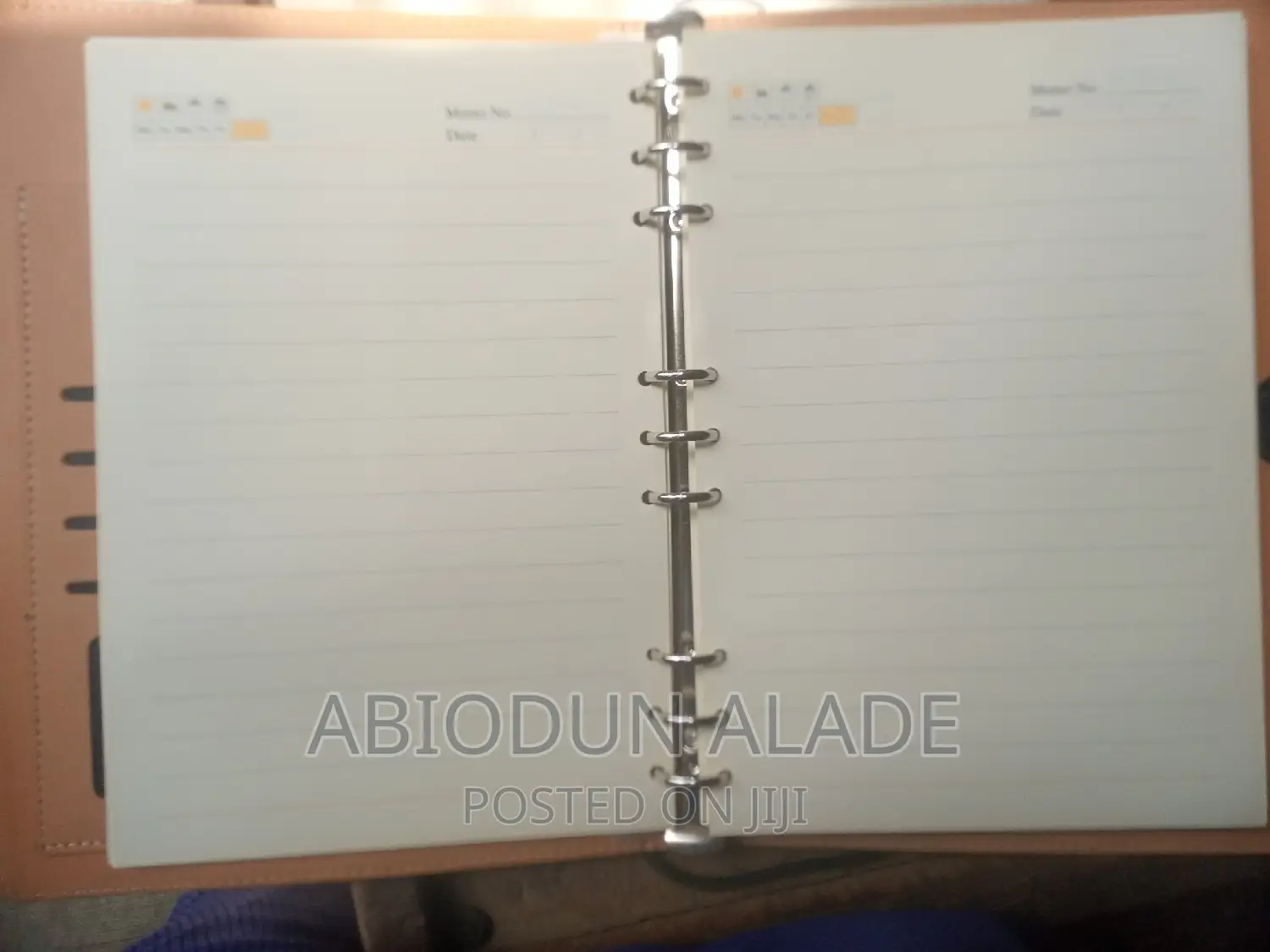 A4 Leather Back Spiral Notepad