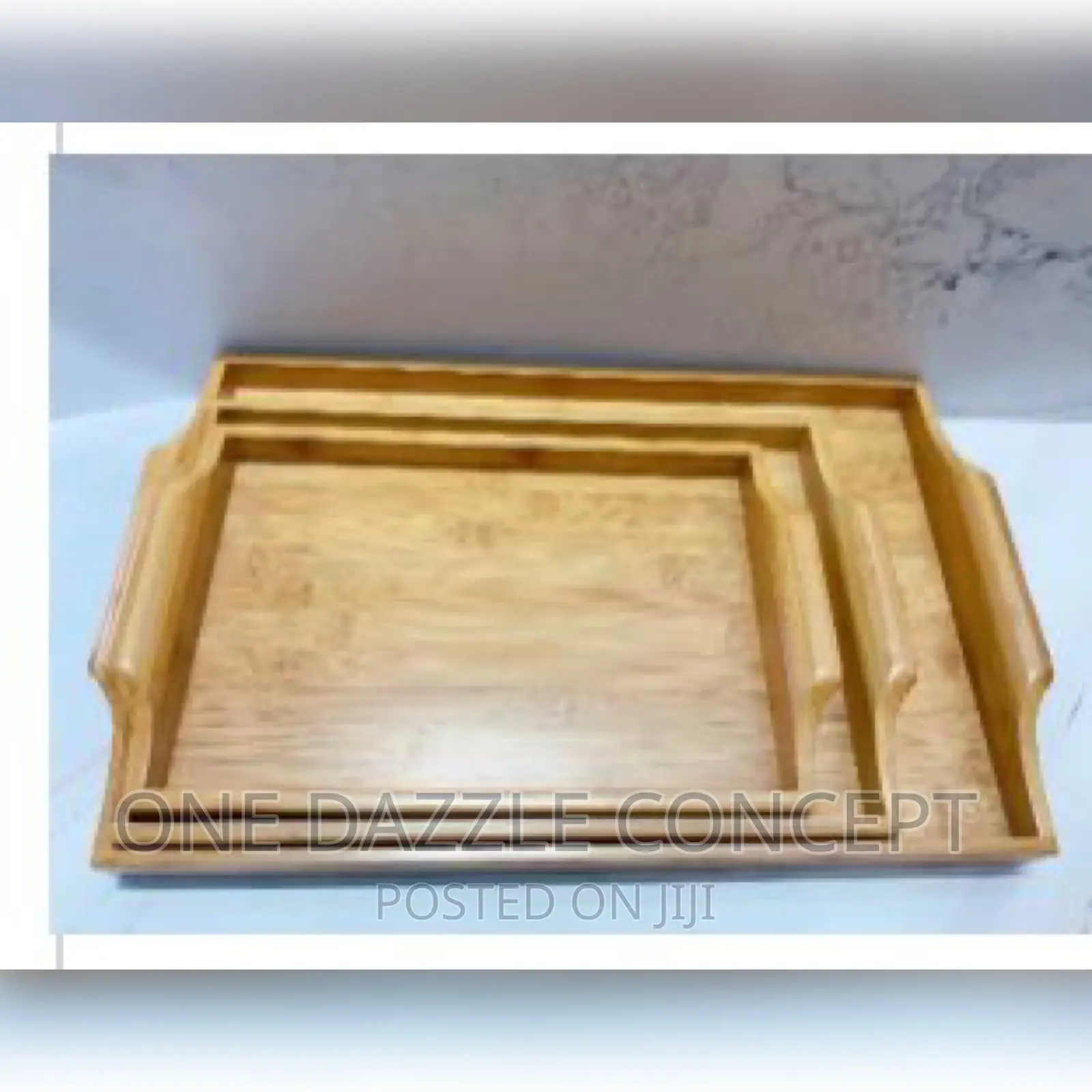 Wooden Bamboo Rectangular Trays