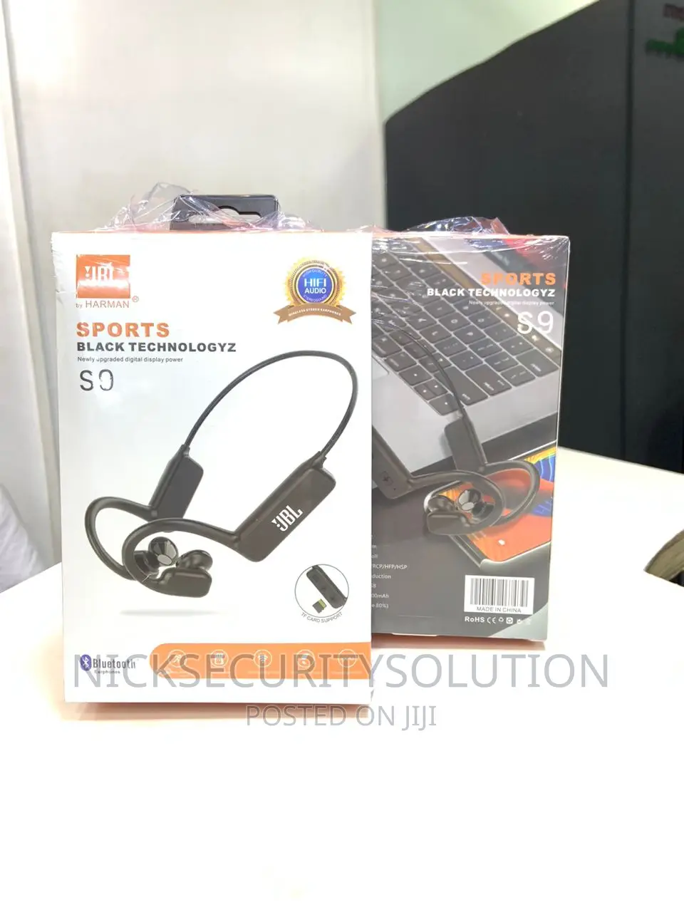 JBL S9 Bone Conduction Wireless Sport Headphones