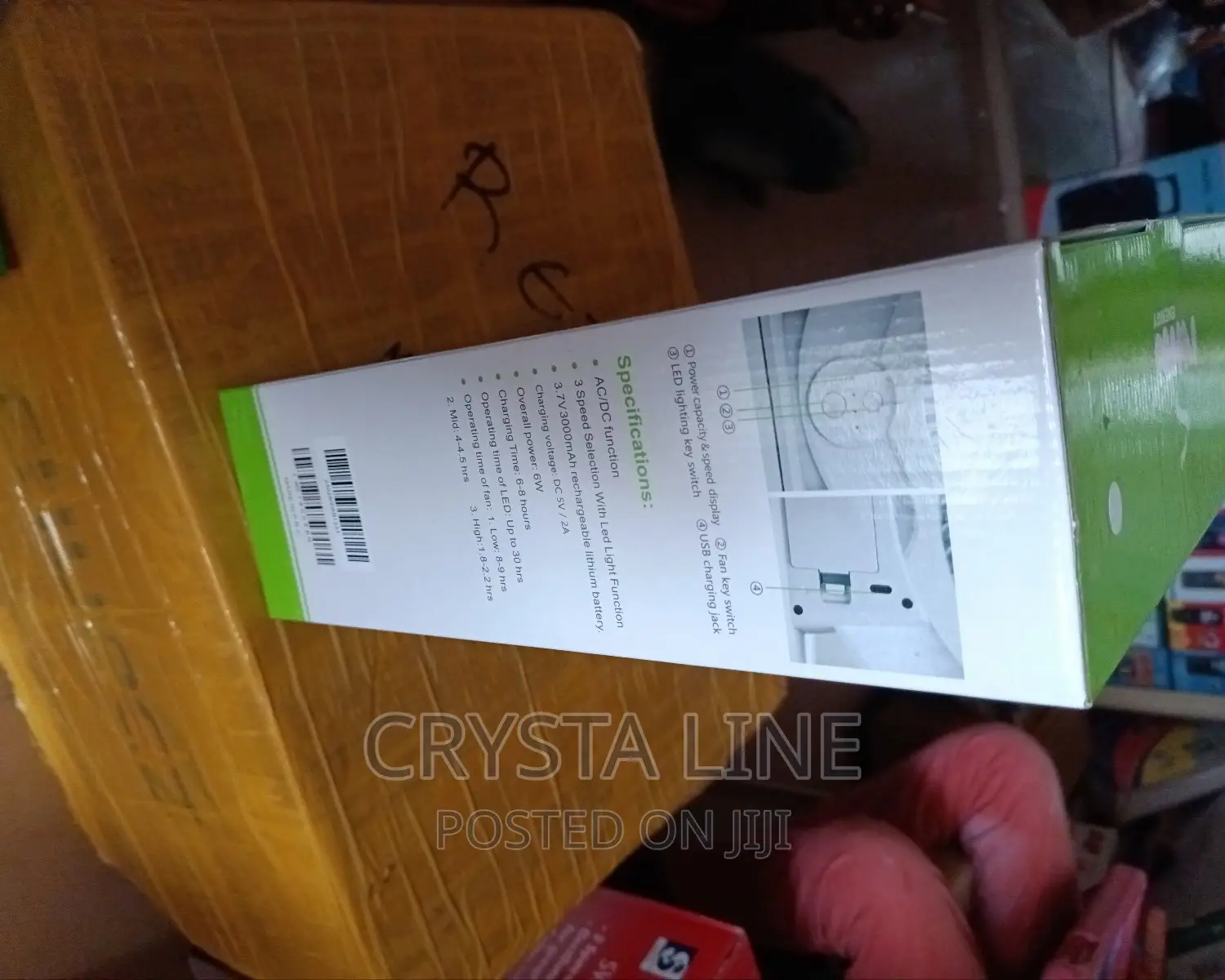 Iwin Rechargeable Destop Fan