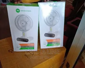 Dp Rechargeable Solar Fan With a Durable Battery Life