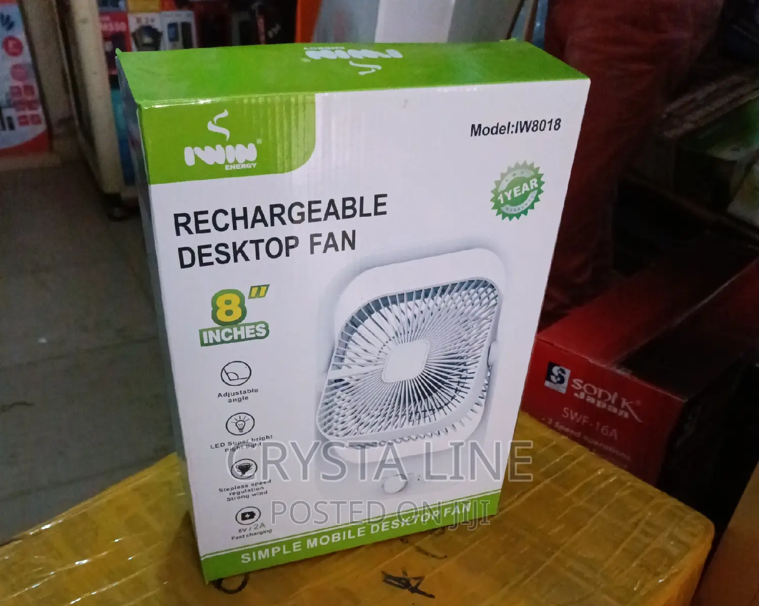 I Win Rechargeable Fan