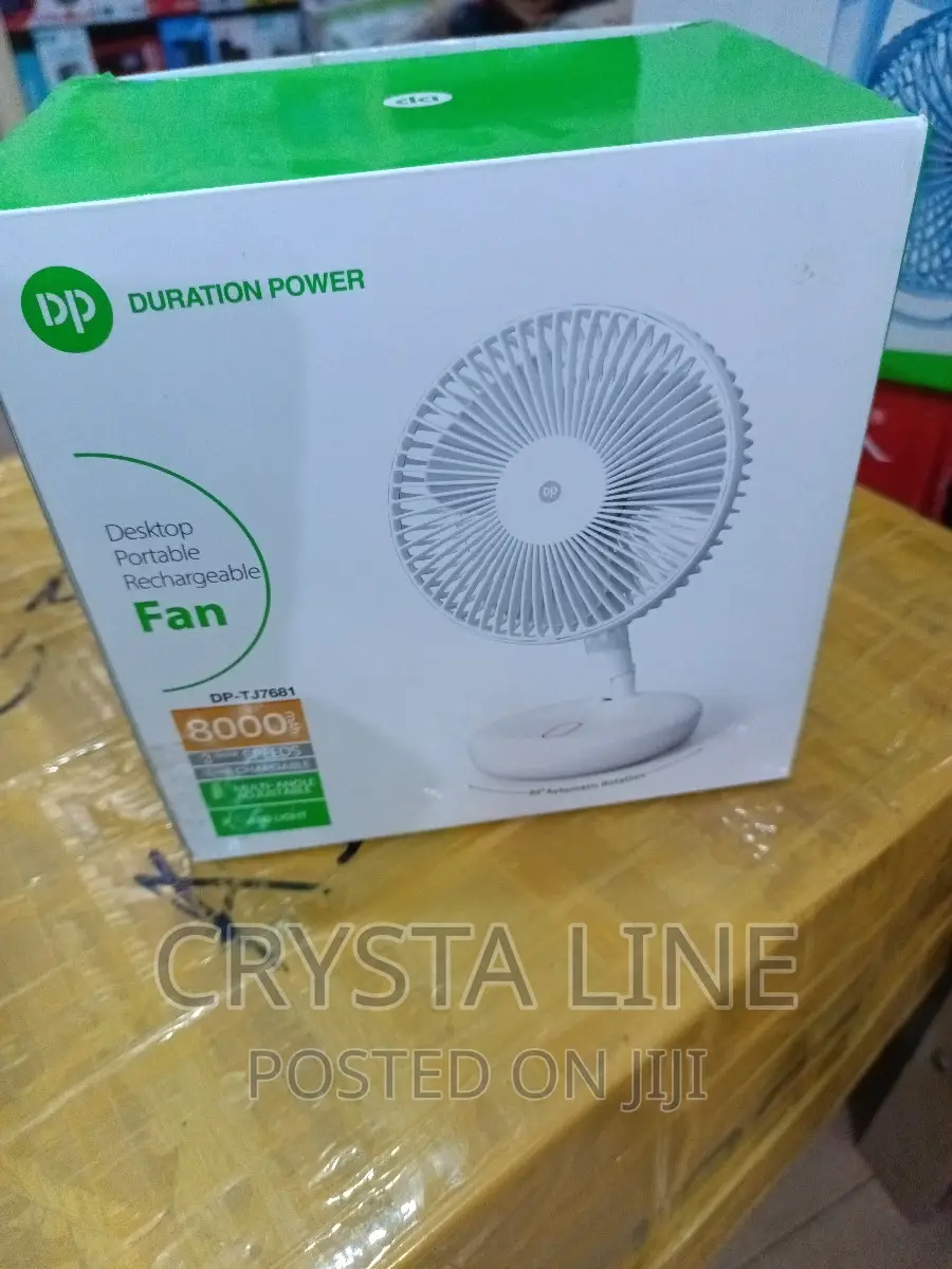 Dp Desktop Rechargeable Fan