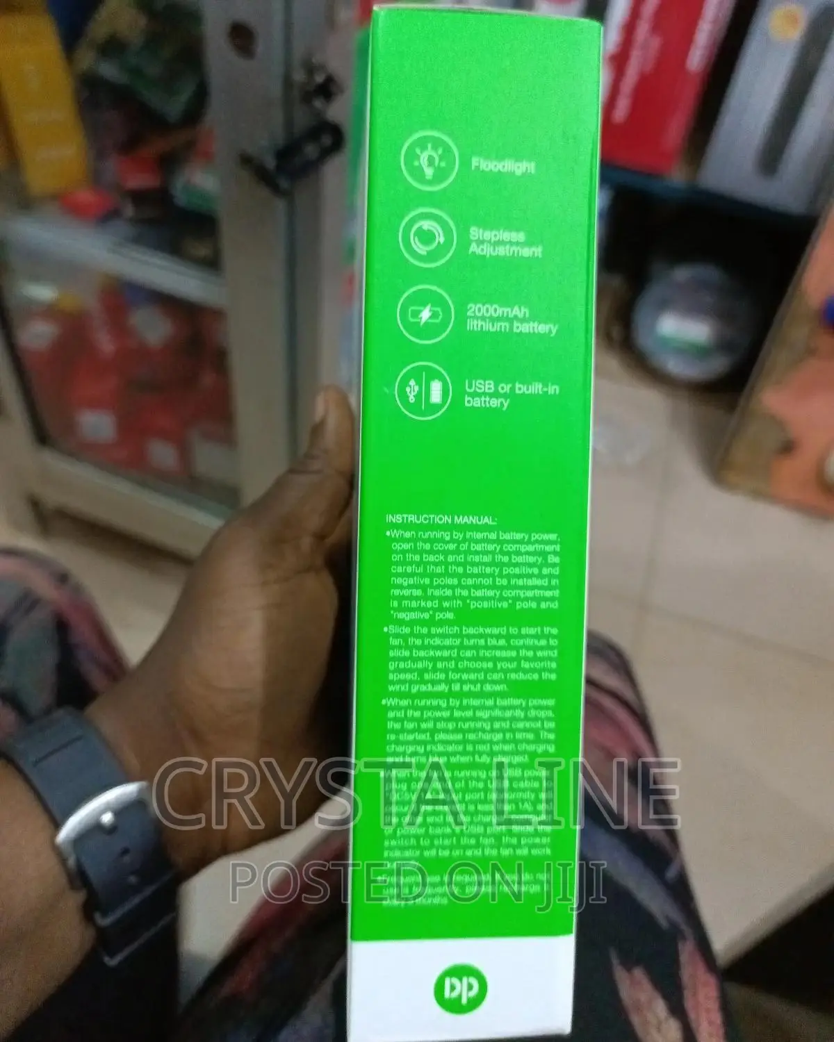 Dp Rechargeable Fan