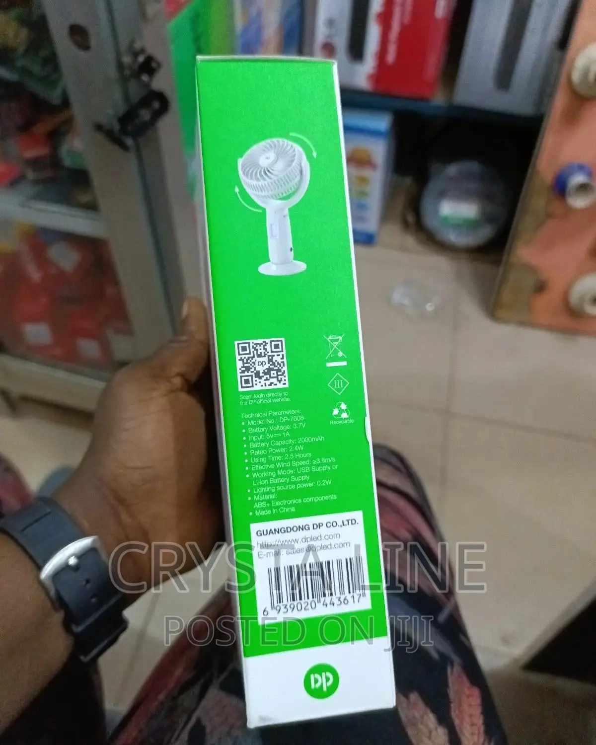 Dp Rechargeable Fan