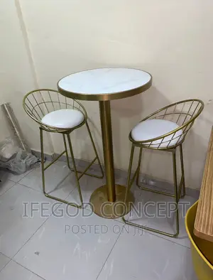 Bar Stool and Table