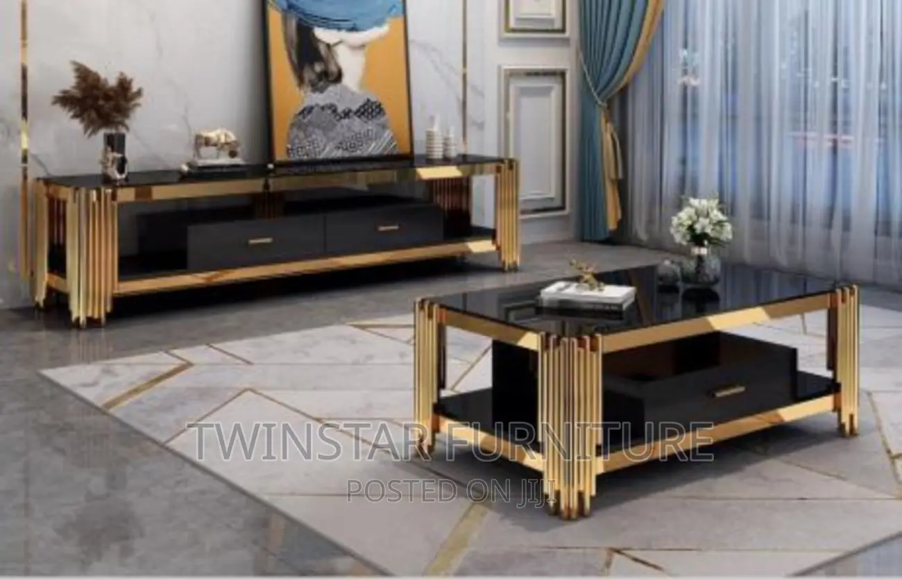 New Modern Luxury Tv Stand With Centre Table