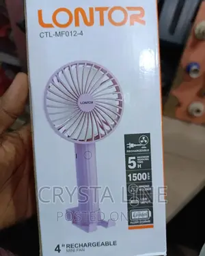 Lontor Rechargeable Hand Fan