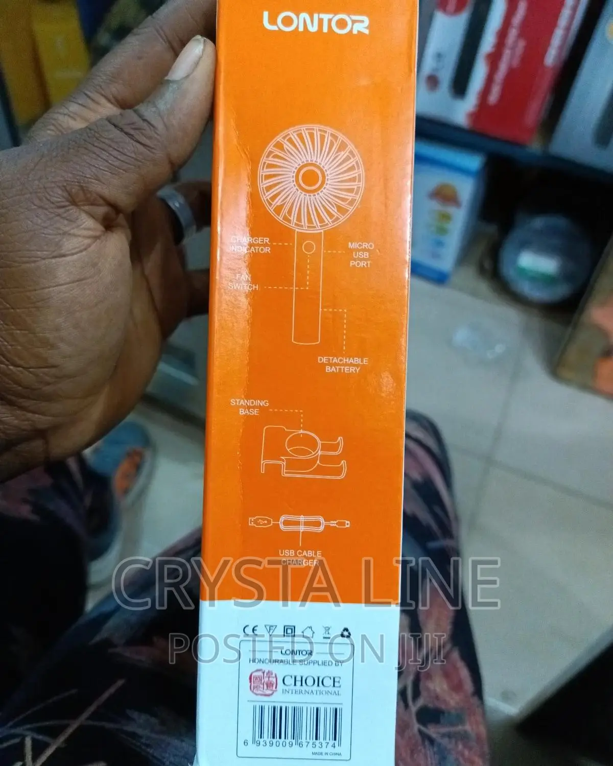 Lontor Rechargeable Hand Fan