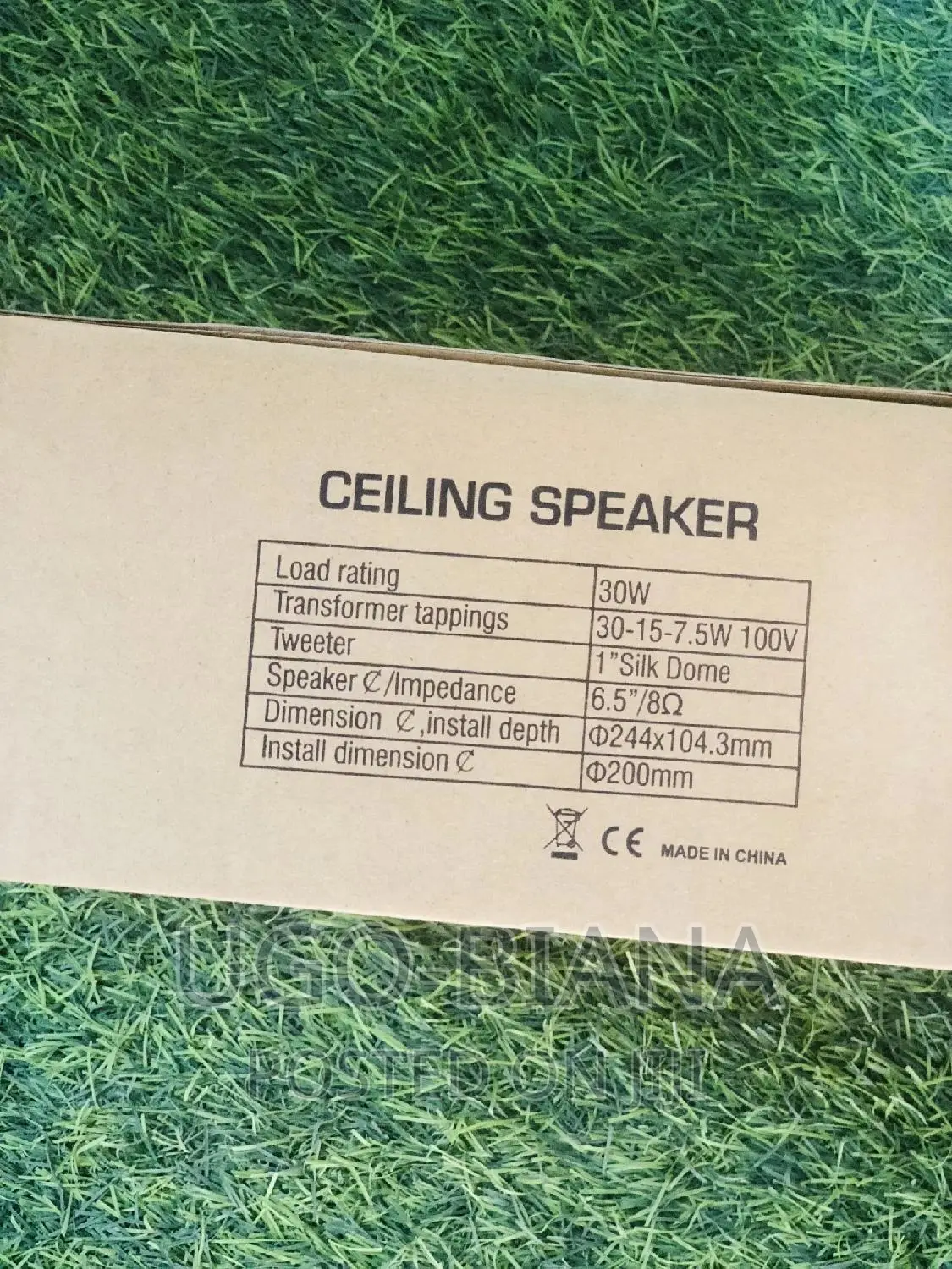Speaker for Ceiling and Pop 30w