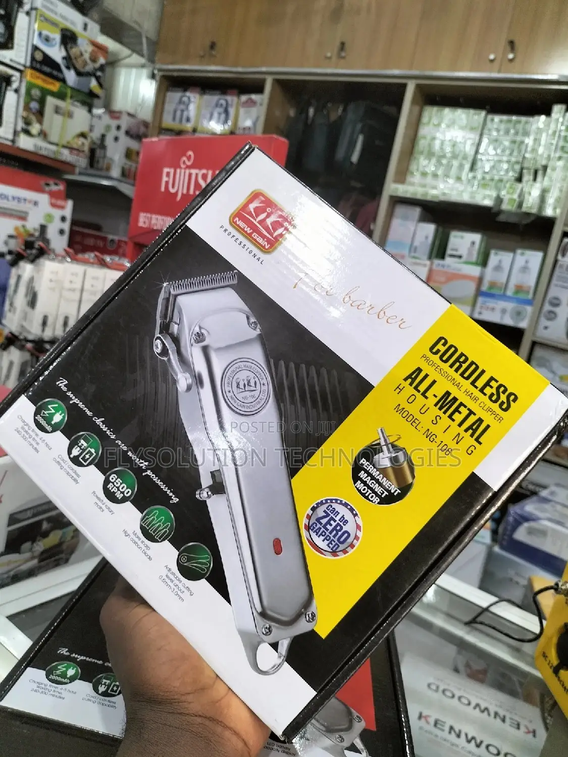 Kiki All-Metal Cordless Rechargeable Hair Clipper