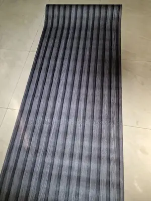 Black Wooden/Fluted Panel Wallpaper Design