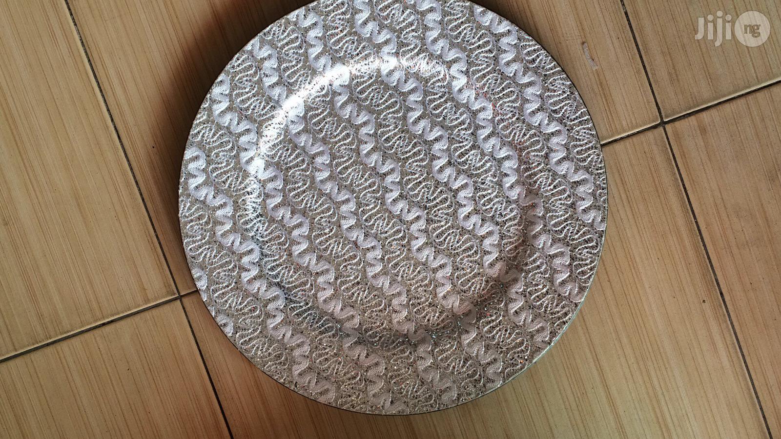 Silver And Gold Charger Plate Designer