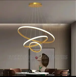L E D 3 Ring Luxury Living Room Dining Room Chandelier Light