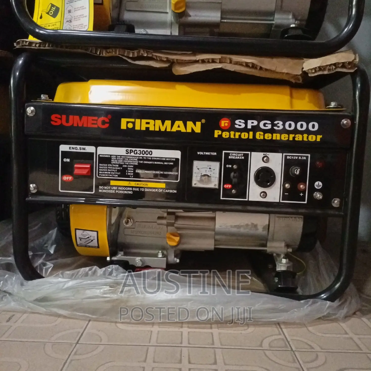Brand New Sumec 2.5kva Generator>>100% Copper>>Key Starting