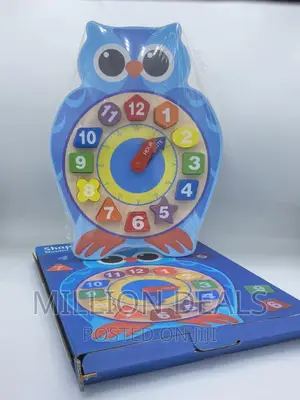 Kiddies Shape Sorting Clock
