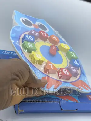 Kiddies Shape Sorting Clock